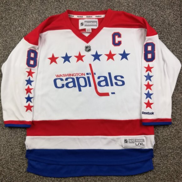 Alexander Ovechkin Washington Capitals Jersey Reebok Winter Classic Mens Small - Picture 1 of 11